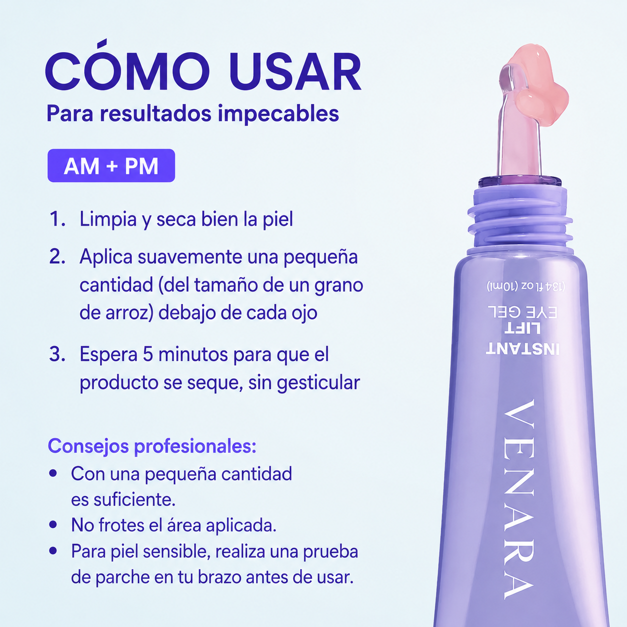 GEL CONTORNO DE OJOS DE EFECTO LIFTING INSTANTÁNEO